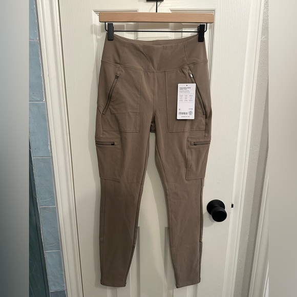 Never been worn cargo leggings, tan. - Picture 1 of 3